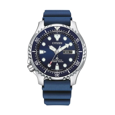 CITIZEN  Promaster Auto Blue Rubber Strap  NY0141-10LE