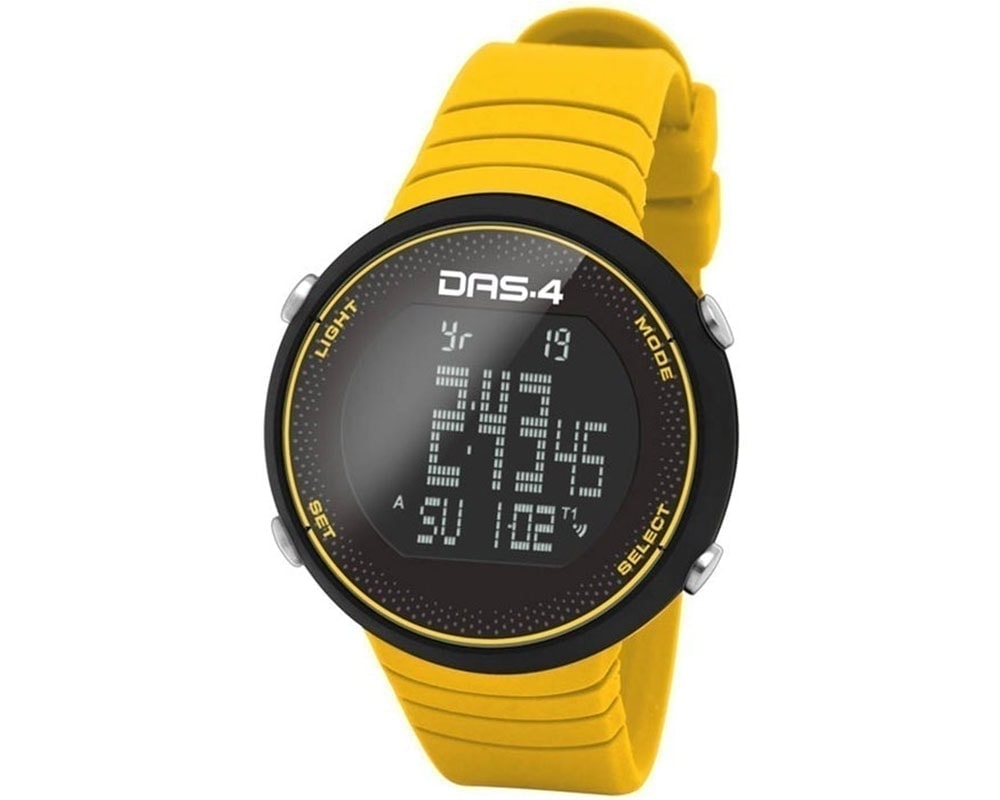 DAS.4  Smartwatch Mountain Edition FT06 Yellow Silicone Strap  60015