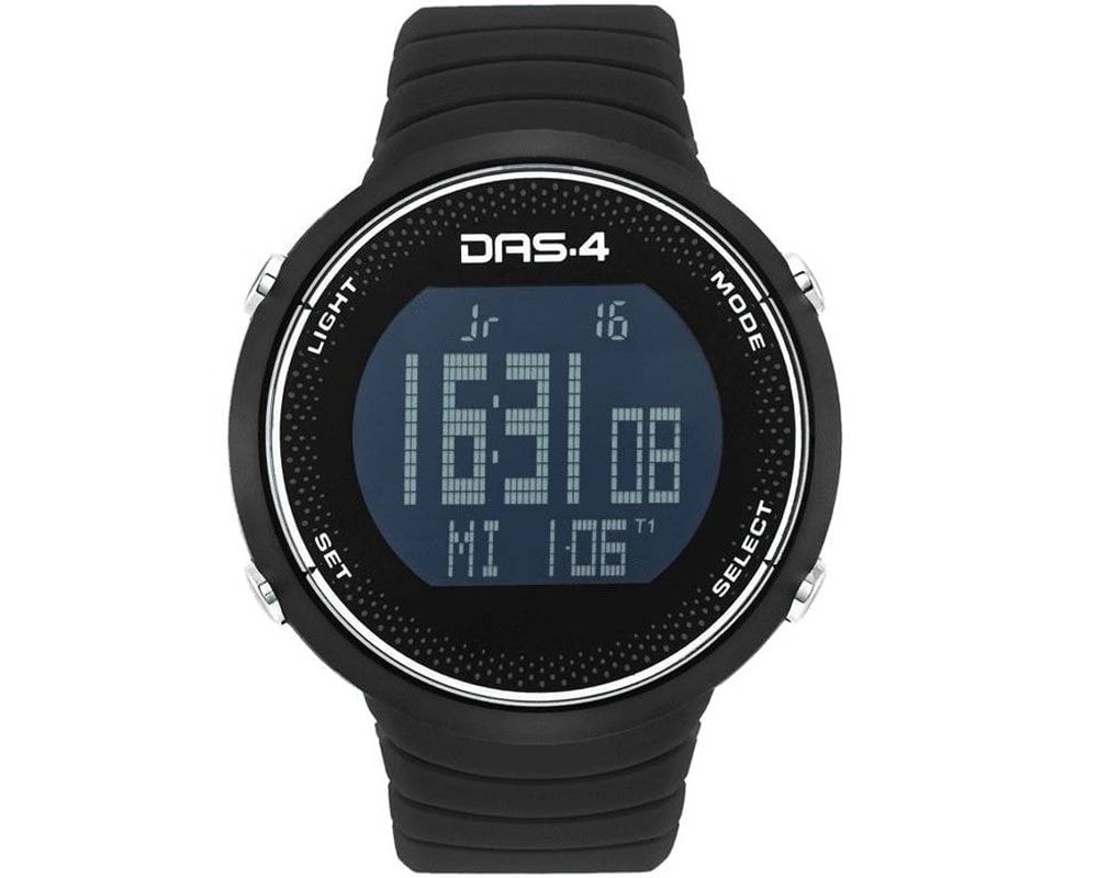 DAS.4  Smartwatch Bike Edition FT07 Black Silicone Strap  600219999-