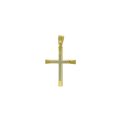 Βαπτιστικός Σταυρός Χρυσός 14Κ  YGC153 (χωρίς αλυσίδα)