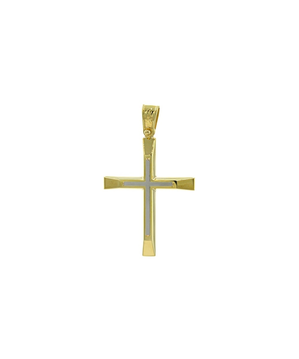 Βαπτιστικός Σταυρός Χρυσός 14Κ  YGC153 (χωρίς αλυσίδα)