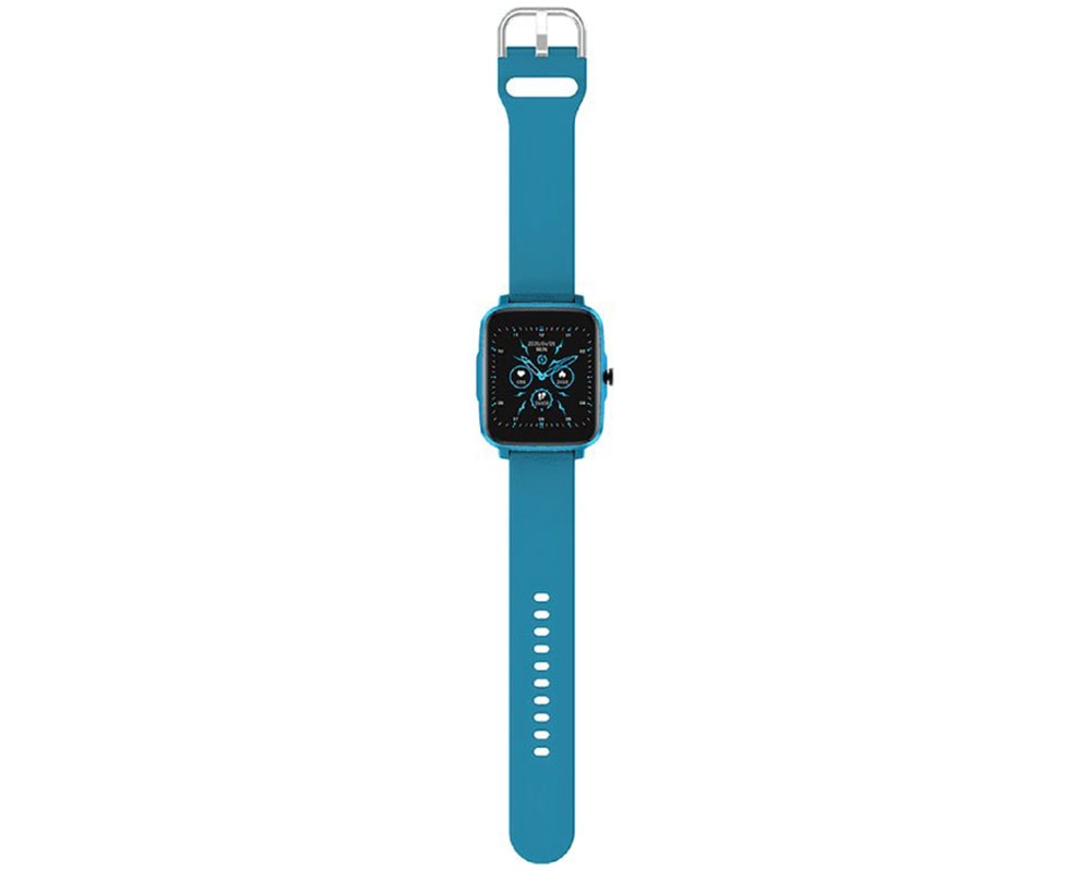 DAS.4  Smartwatch Chronograph Light Blue Silicone Strap  75062