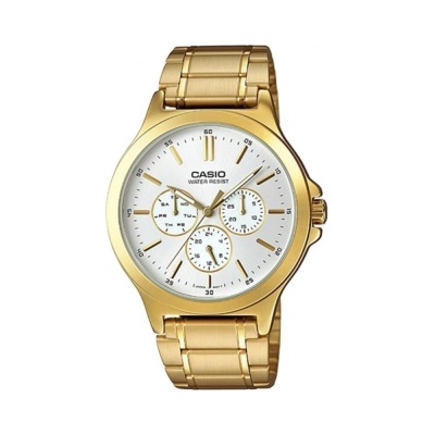 CASIO  Collection Gold Stainless Steel Bracelet  MTP-V300G-7AUDF