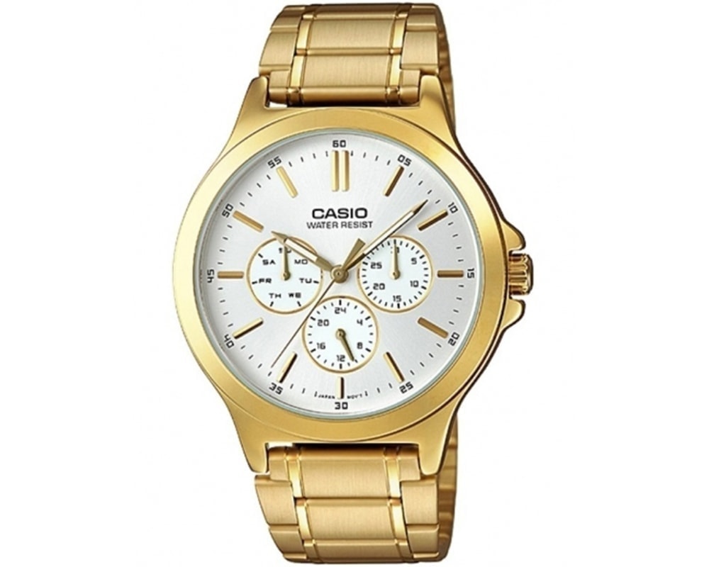 CASIO  Collection Gold Stainless Steel Bracelet  MTP-V300G-7AUDF