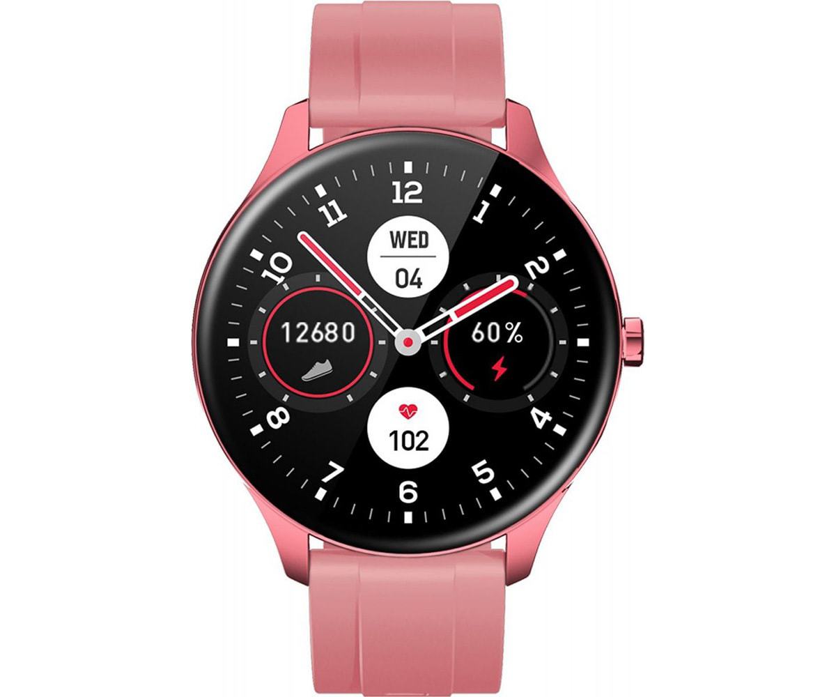 DAS.4  Smartwatch Pink Rubber Strap  90032