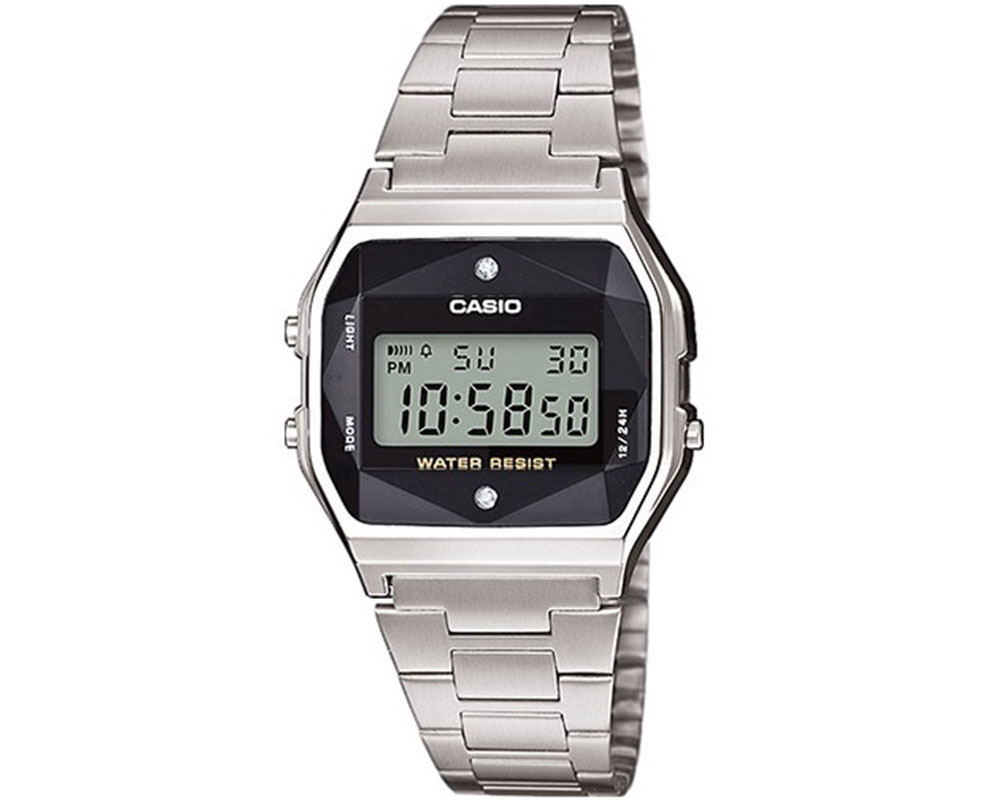 CASIO  Vintage Collection Stainless Steel Bracelet  A-158WEAD-1EF