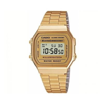 CASIO  Collection Gold Stainless Steel BraceletA-168WG-9EF