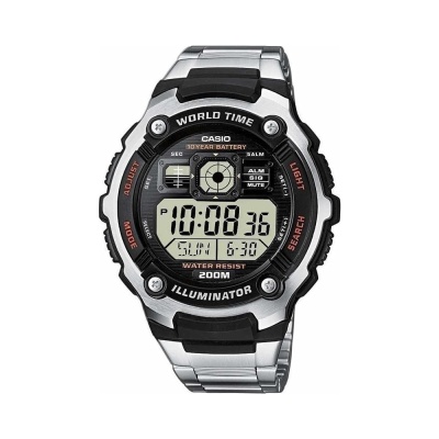 CASIO  Collection Digital Stainless Steel Bracelet  AE-2000WD-1AVEF