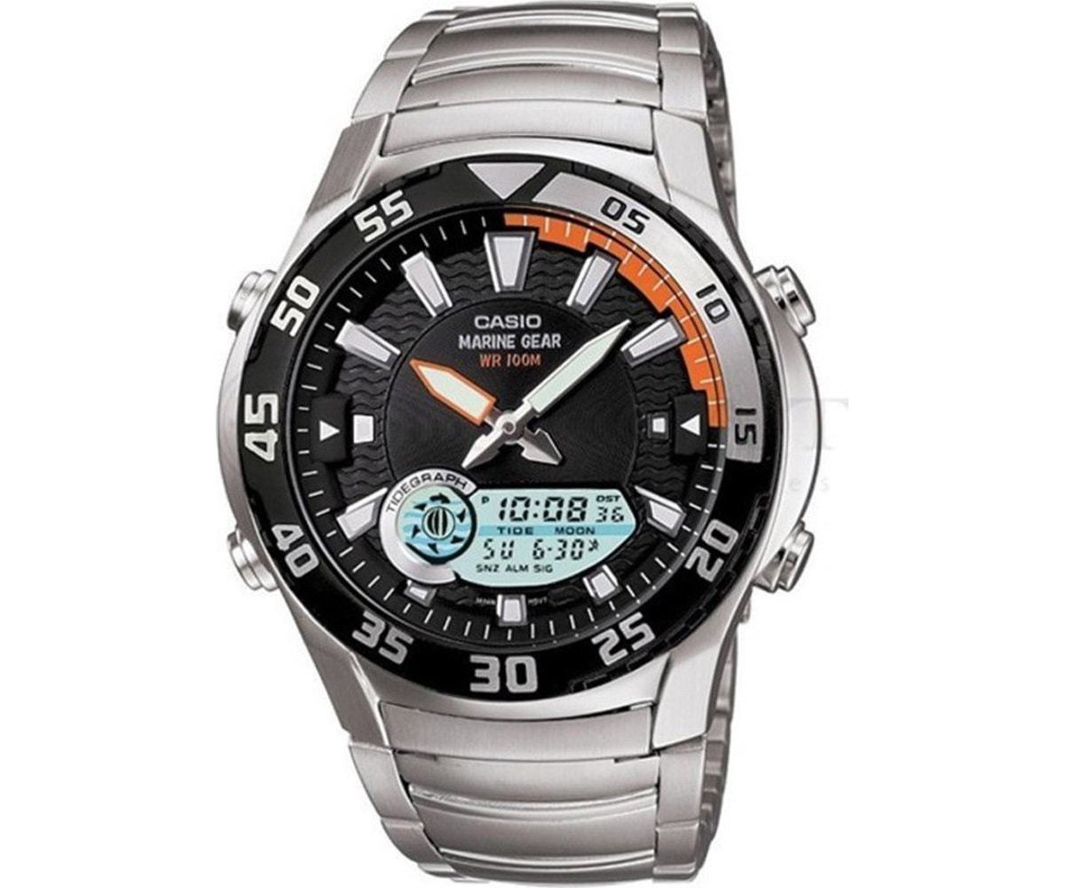 CASIO <br> Collection Ref Stainless Steel Bracelet <br> AMW-710D-1AVEF