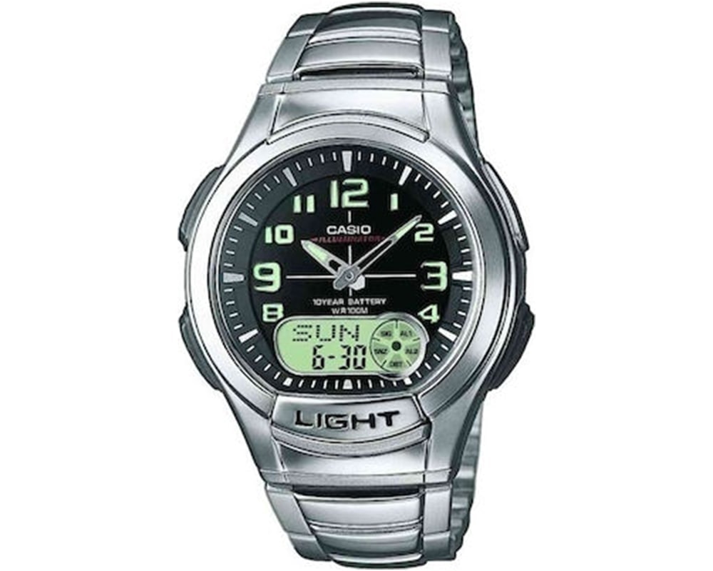 CASIO  Collection Stainless Steel Bracelet  AQ-180WD-1BV