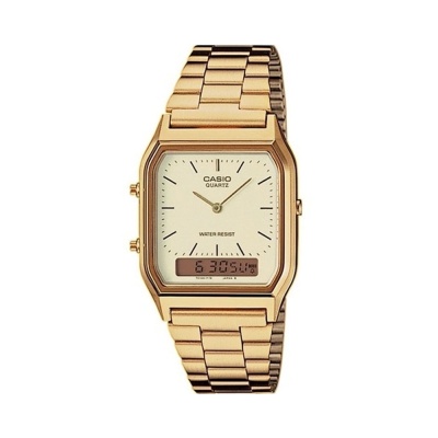 CASIO  Vintage Collection Gold Stainless Steel Bracelet  AQ-230GA-9DMQYES