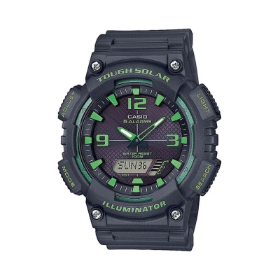 CASIO  Standard Touch Solar Black Rubber Strap  AQ-S810W-8A3VEF
