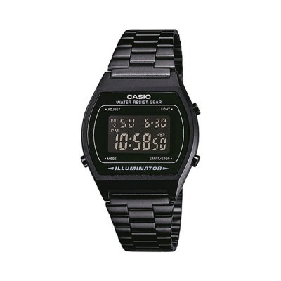 CASIO  Vintage Collection Black Stainless Steel Bracelet  B-640WB-1BEF