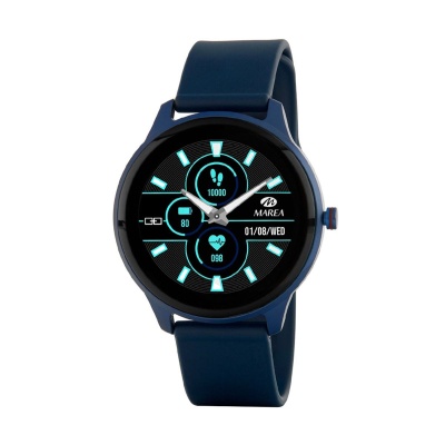MAREA <br> Smartwatch Blue Rubber Strap <br> B61001-2