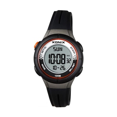 XONIX  Kids Black Silicone Strap  BAO-006