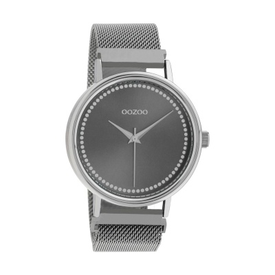 OOZOO  Timepieces Grey Metalic Bracelet  C10681