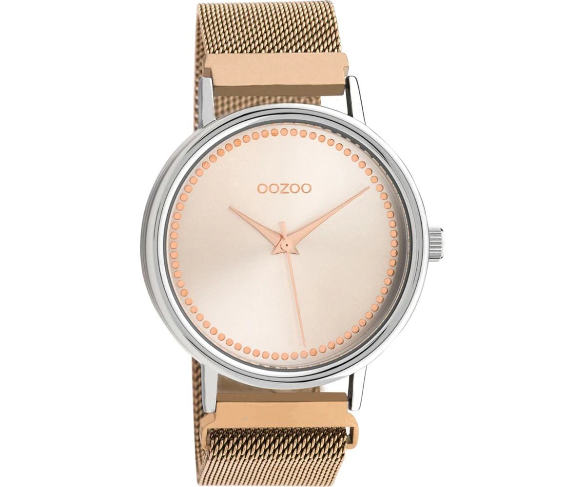 OOZOO  Timepieces Rose Gold Metalic Bracelet  C10682