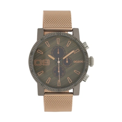 OOZOO  Timepieces Rose Gold Metalic Bracelet  C10685