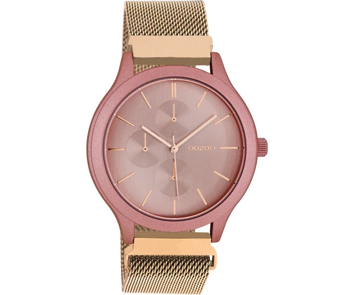 OOZOO  Timepieces Rose Gold Metalic Bracelet  C10687
