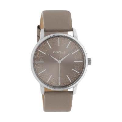 OOZOO  Timepieces Brown Leather Strap  C10717