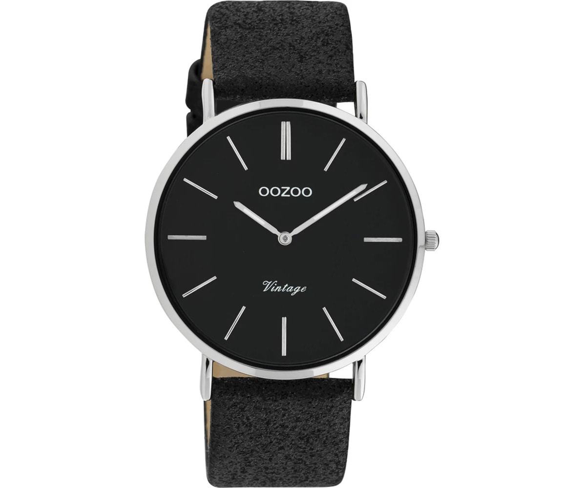 OOZOO  Vintage Black Leather Strap  C20153