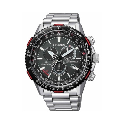 CITIZEN  Promaster Eco-Drive Chronograph Silver Stainless Steel Bracelet  CB5001-57E