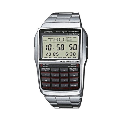 CASIO  Vintage Silver Stainless Steel  DBC-32D-1AVES