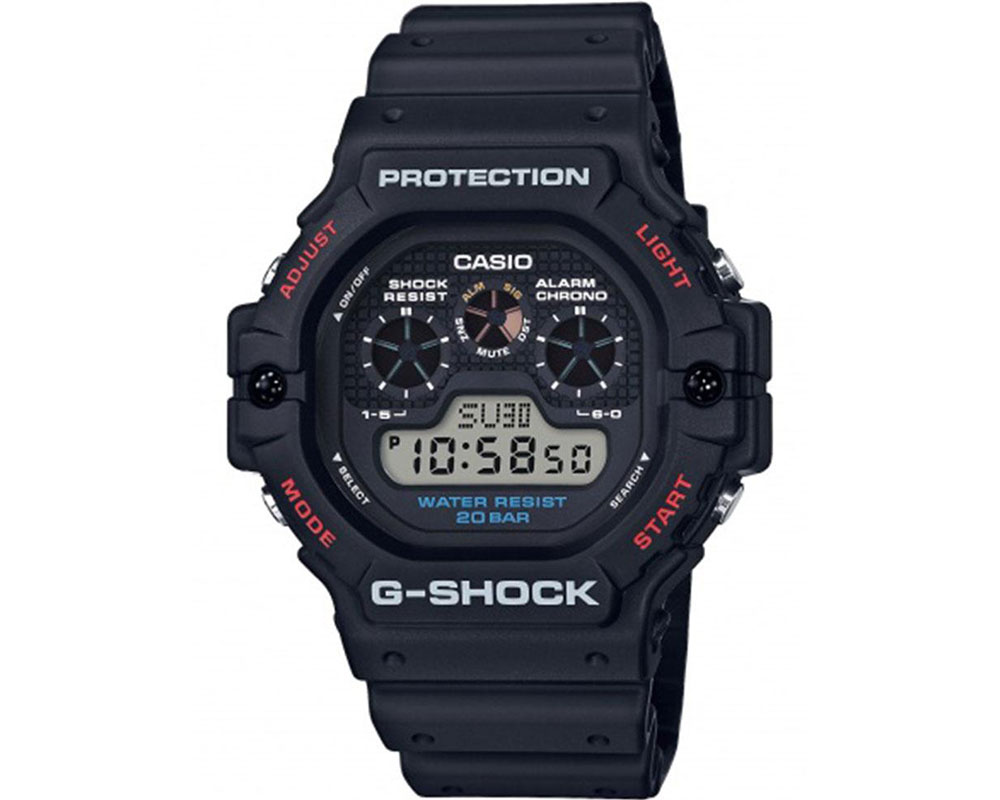 CASIO  G-Shock Black Rubber Strap  DW-5900-1ER