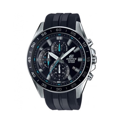 CASIO  Edifice Chronograph Black Rubber Strap  EFV-550P-1AVUEF