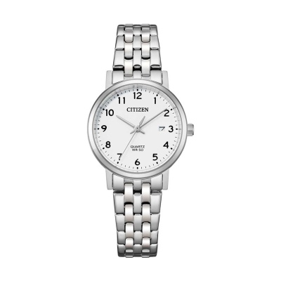 CITIZEN  Quartz Ladies Silver Stainless Steel Bracelet  EU6090-54A