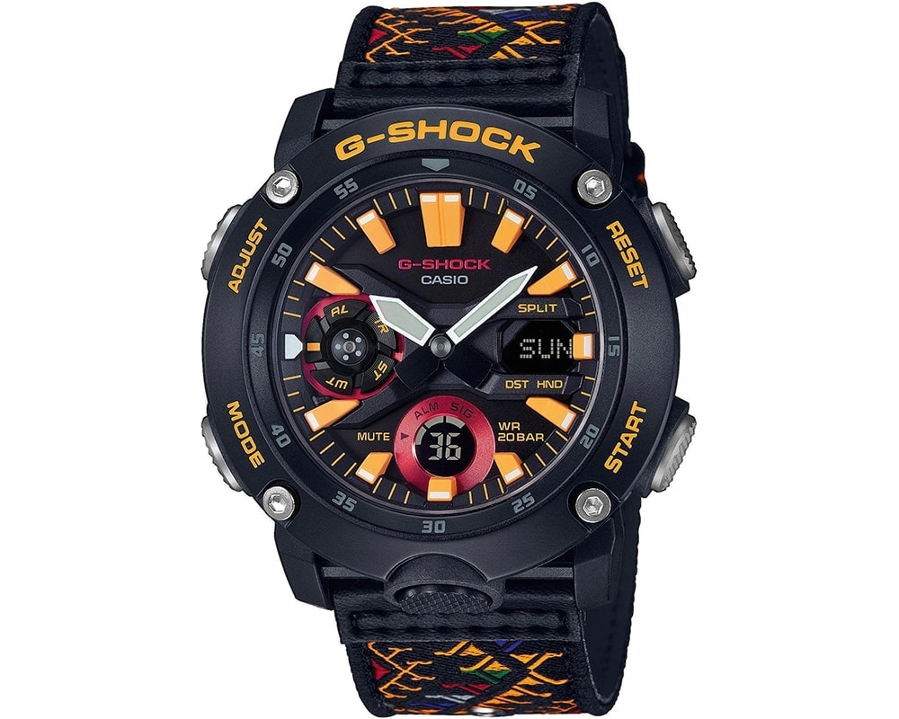 CASIO  G-Shock Special Edition Bhutan Textile Strap  GA-2000BT-1AER