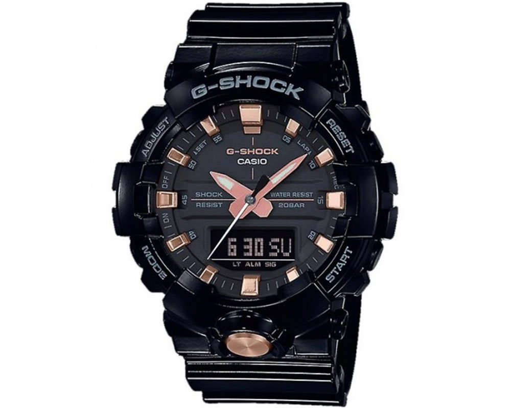 CASIO  G-Shock Black Silicone Strap  GA-810GBX-1A4ER