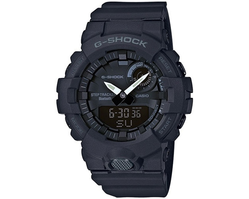 CASIO  G-Shock Chronograph Black Rubber Strap  GBA-800-1AER