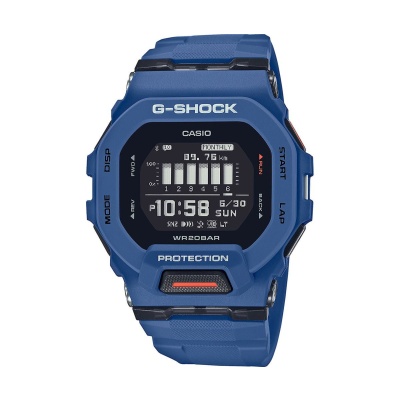 CASIO  G-Shock G-Squad Blue Rubber Strap  GBD-200-2ER