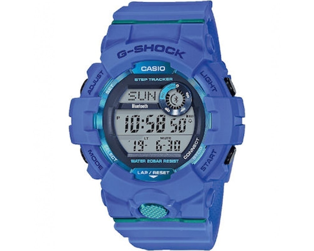 CASIO  G-Shock Blue Rubber Strap  GBD-800-2ER