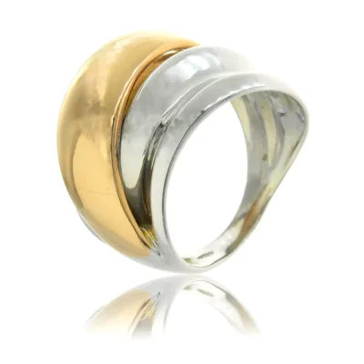 Λευκόχρυσο Δαχτυλίδι 14Κ | Ροζ-Χρυσό | GD009