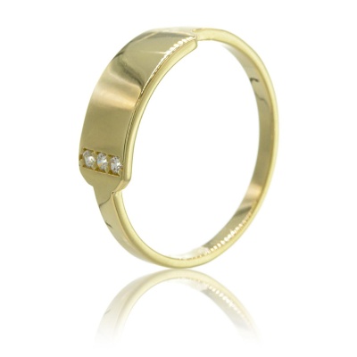 Χρυσό Δαχτυλίδι 14Κ | Ζιργκόν | GD223