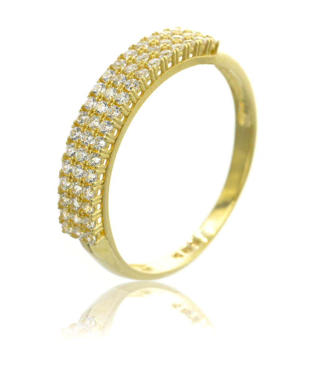 Χρυσό Δαχτυλίδι 14Κ | Ζιργκόν | GD269