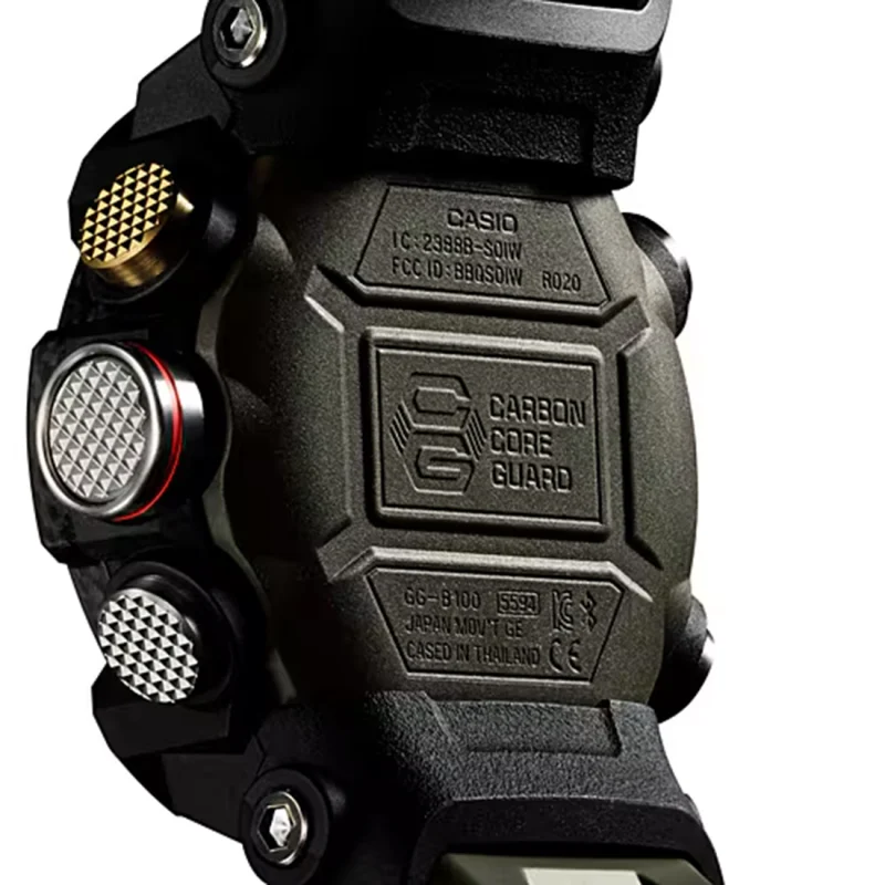 G-SHOCK Mudmaster Bluetooth Green Rubber Strap GG-B100-1A3ER