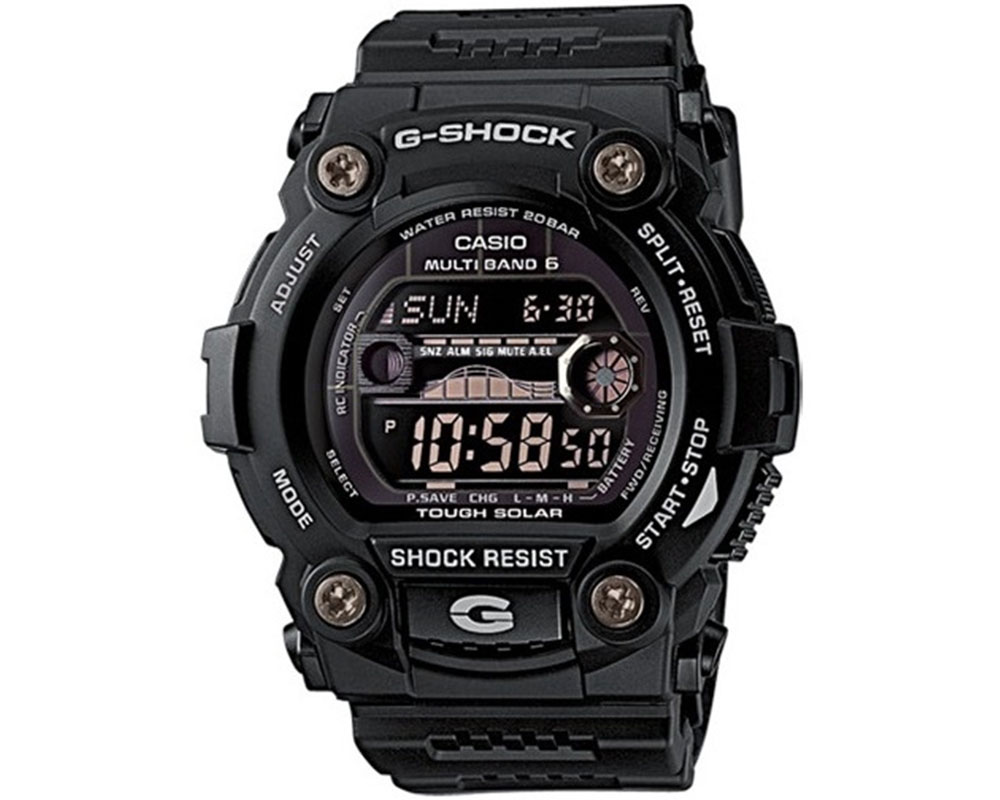 CASIO  G-Shock Digital Black Rubber Strap  GW-7900B-1ER