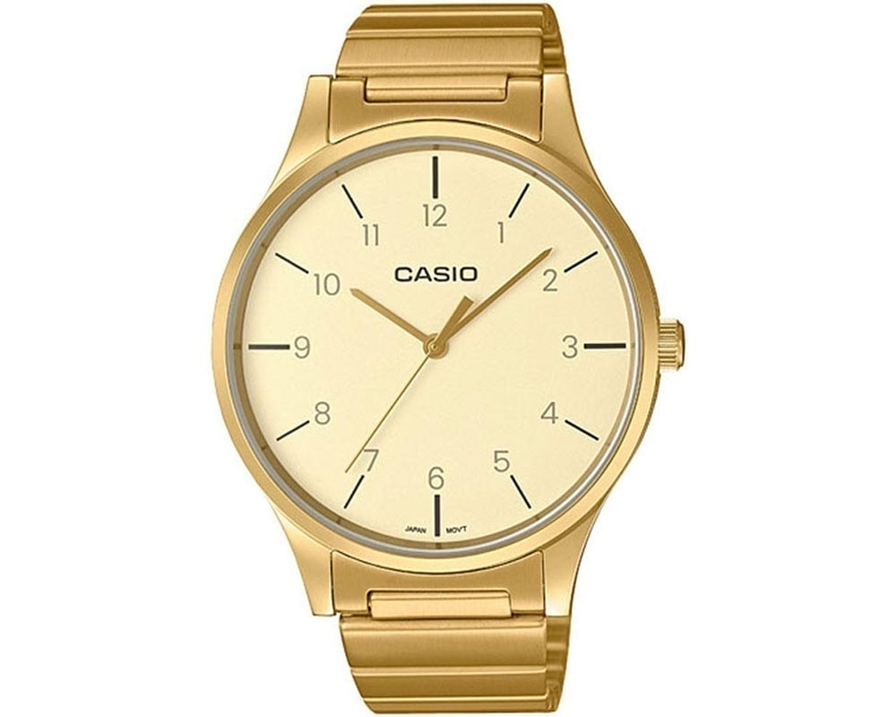 CASIO  Collection Gold Stainless Steel Bracelet  LTP-E140GG-9BEF