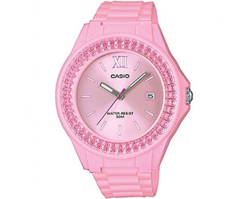 CASIO  Collection Pink Rubber Strap  LX-500H-4E2VEF