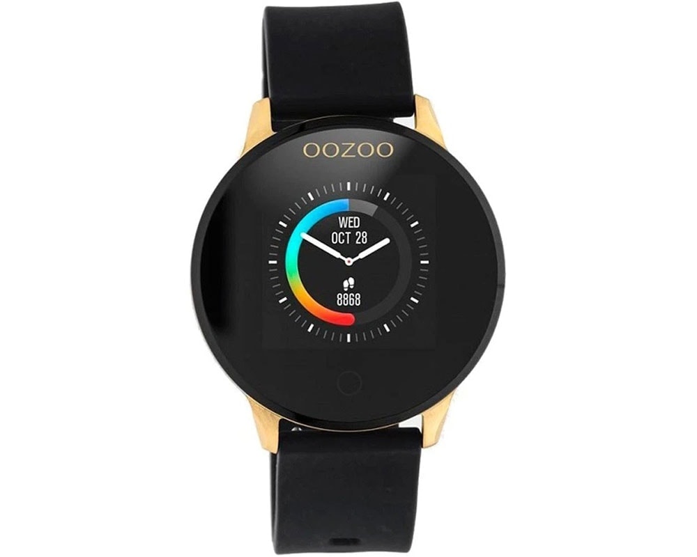 OOZOO  Smartwatch Black Silicone Strap  Q00120