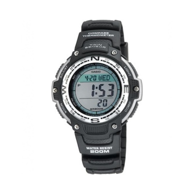 CASIO  Collection Black Rubber Strap  SGW-100-1VEF