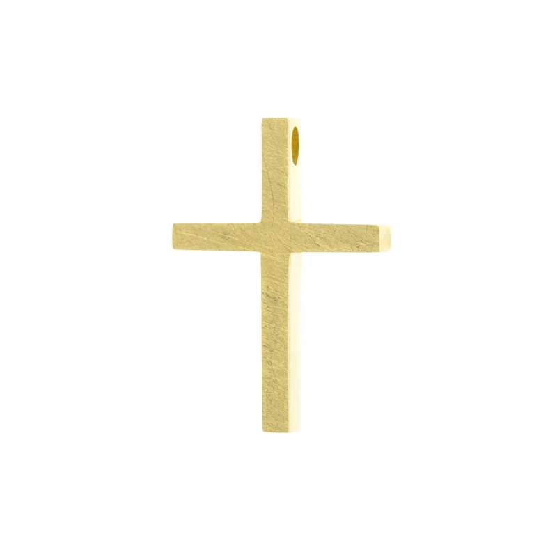 Βαπτιστικός Σταυρός Χρυσός 14Κ  YGC010 (χωρίς αλυσίδα)