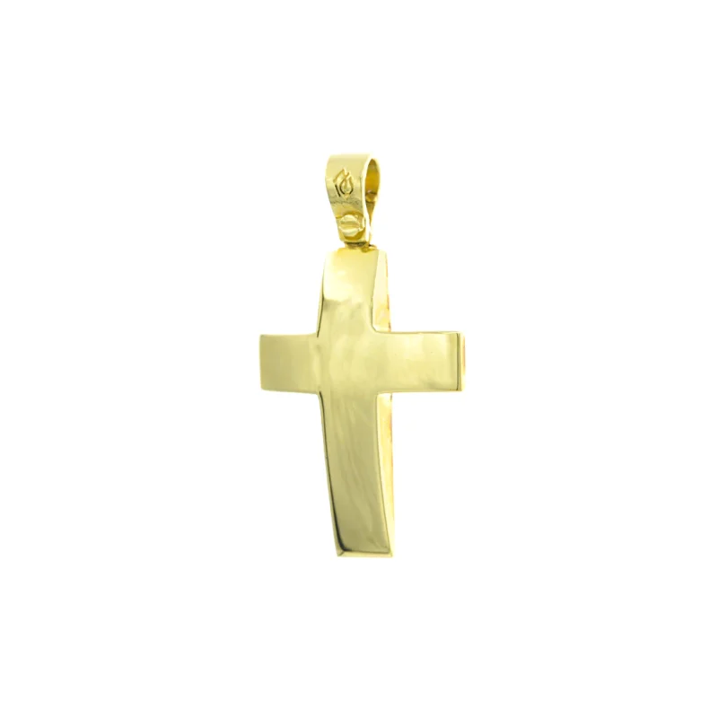 Βαπτιστικός Σταυρός Χρυσός 14Κ  YGC082 (χωρίς αλυσίδα)