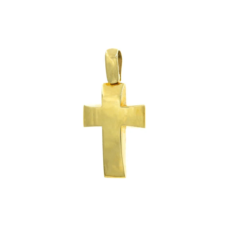 Βαπτιστικός Σταυρός Χρυσός 14Κ  YGC089 (χωρίς αλυσίδα)
