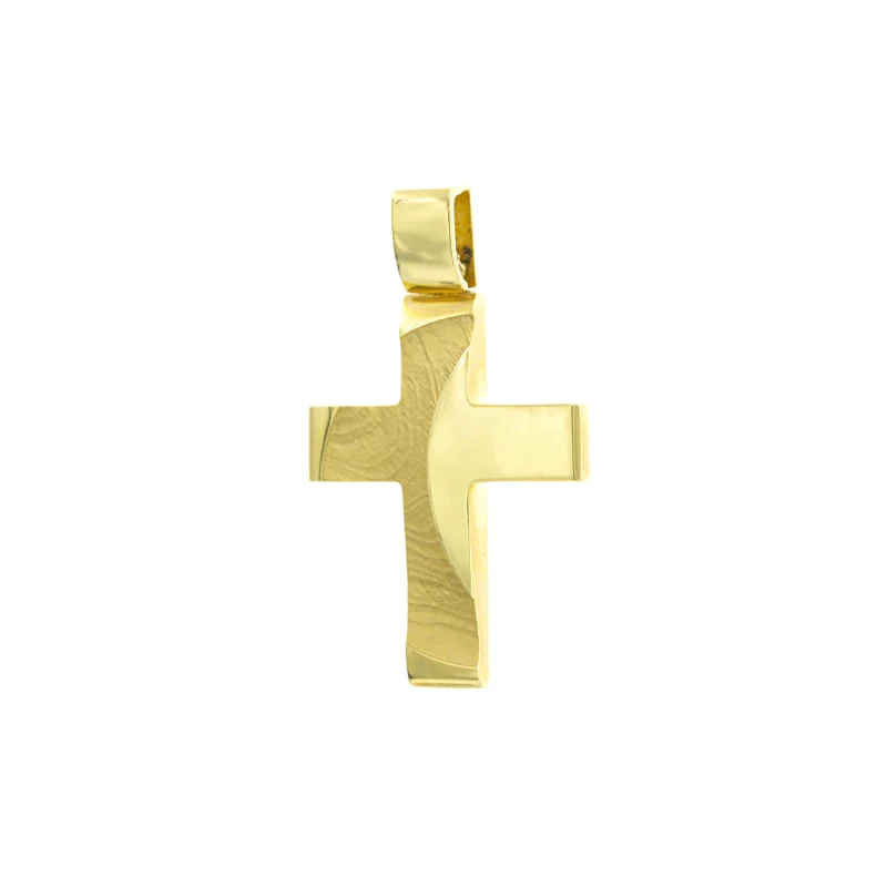 Βαπτιστικός Σταυρός Χρυσός 14Κ  YGC106 (χωρίς αλυσίδα)