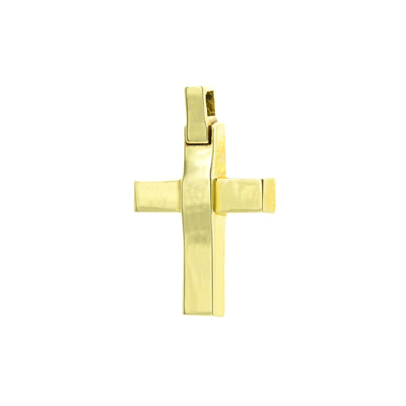 Βαπτιστικός Σταυρός Χρυσός 14Κ  YGC109 (χωρίς αλυσίδα)