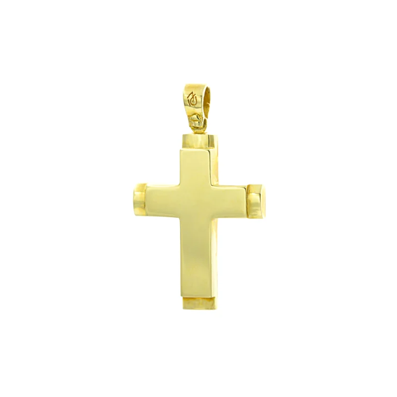 Βαπτιστικός Σταυρός Χρυσός 14Κ  YGC125 (χωρίς αλυσίδα)
